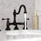Kingston Brass KS3915BL Restoration Bathroom Bridge Faucet, Oil Rubbed Bronze KS3915BL - alternate 2